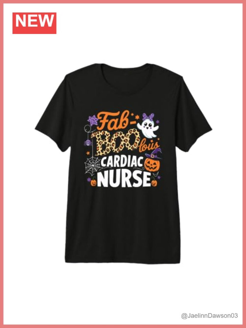 Halloween Cardiac Nurse Trick or Treat Tri-Blend Tee